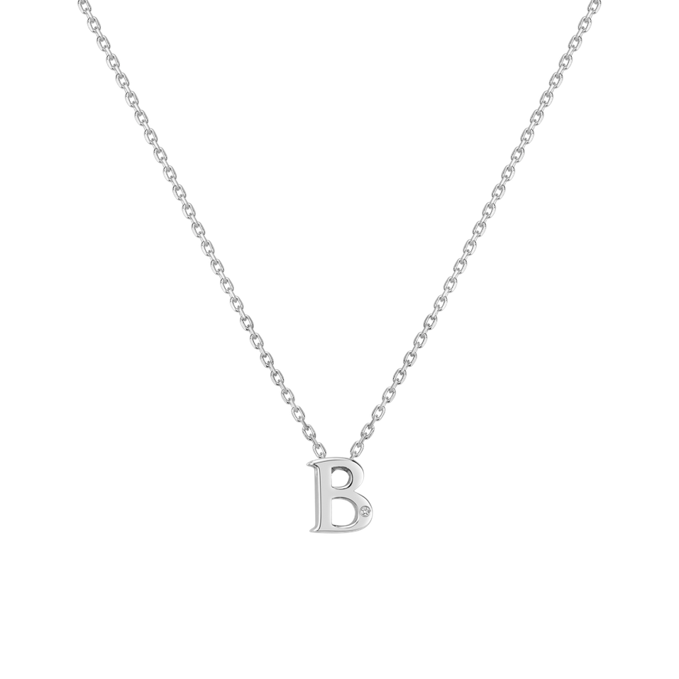 Diamond necklace Flat Line B