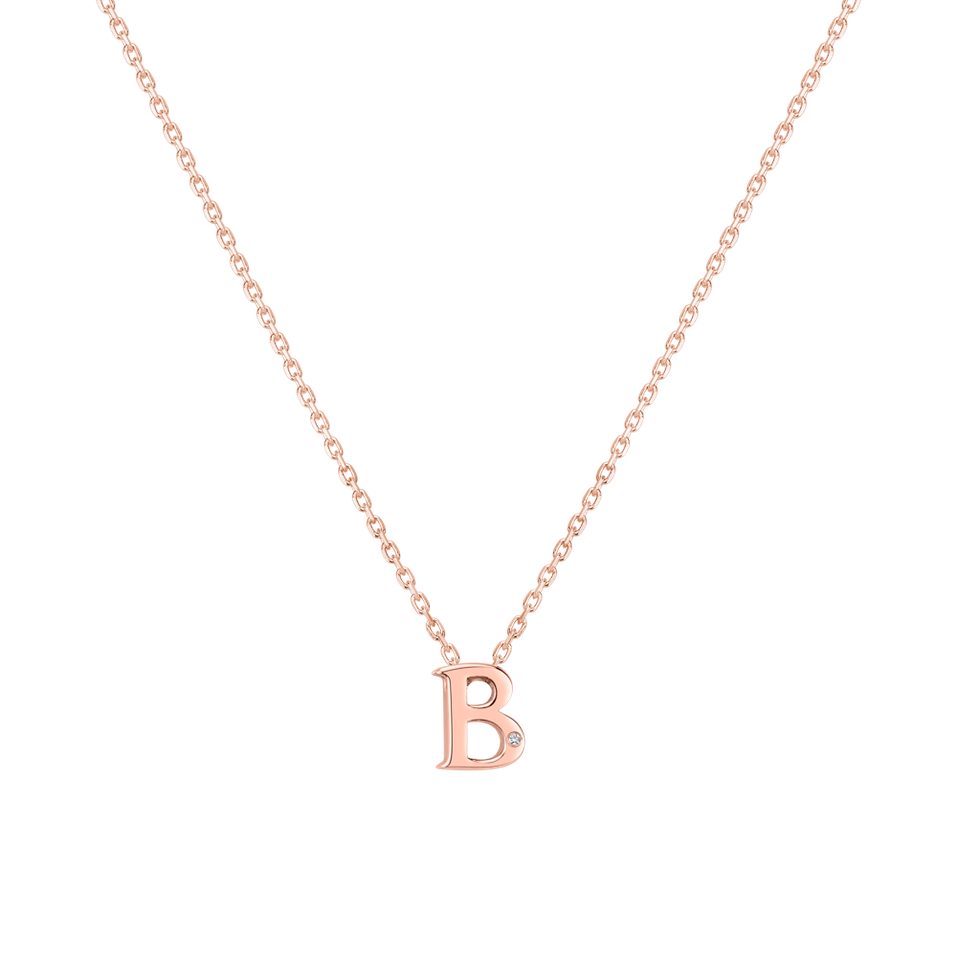 Diamond necklace Flat Line B