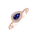 Diamond ring with Sapphire Sapphire Tear2