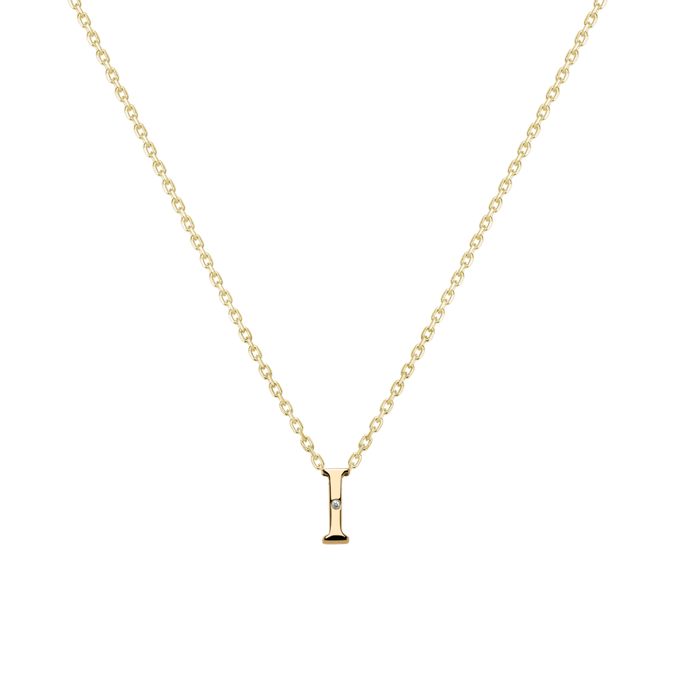 Diamond necklace Flat Line I