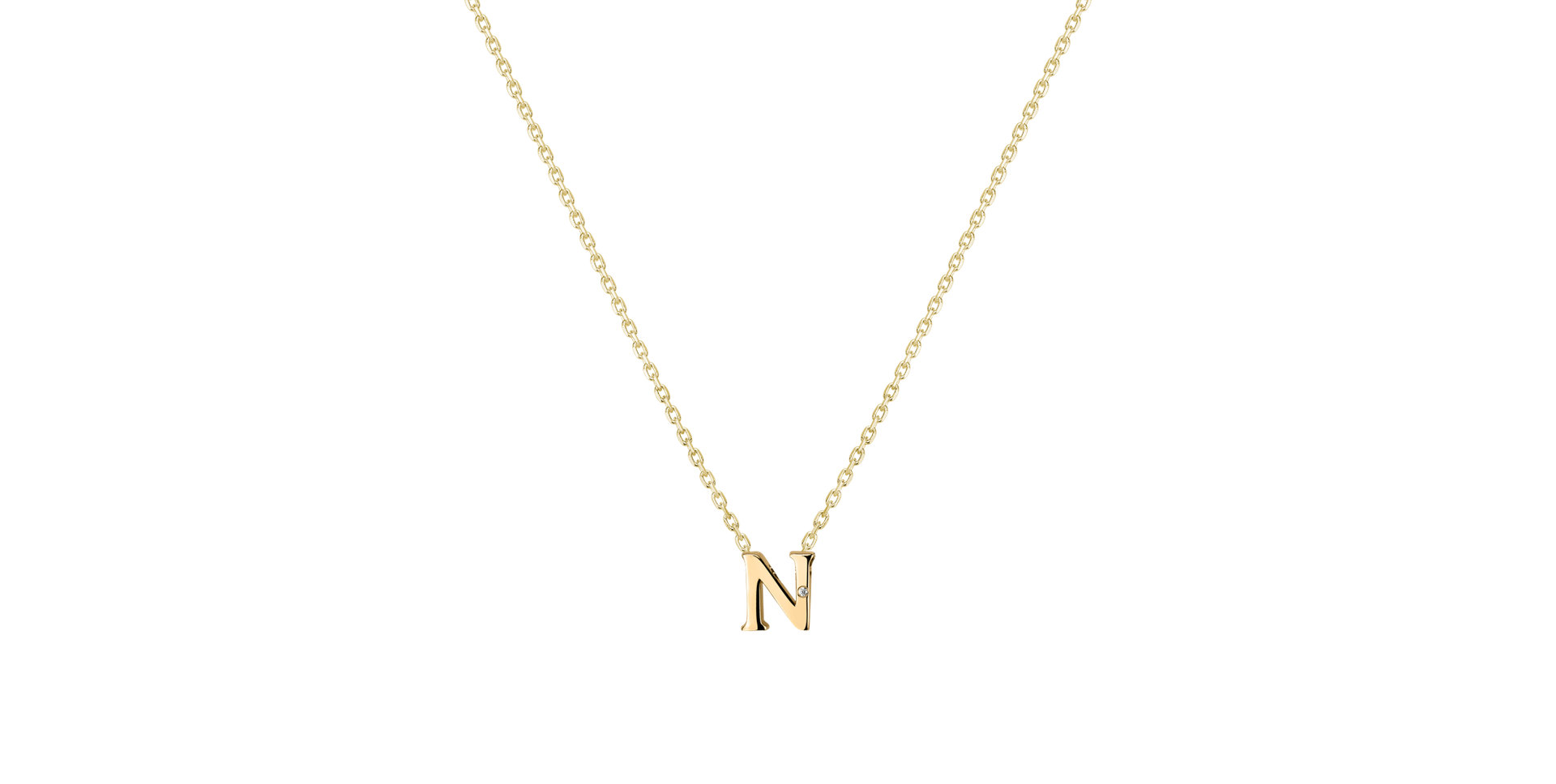 Diamond necklace Flat Line N
