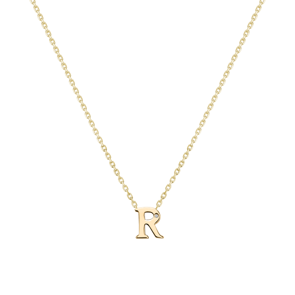 Diamond necklace Flat Line R