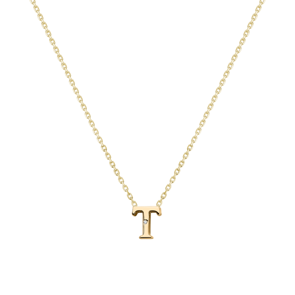 Diamond necklace Flat Line T