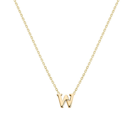Diamond necklace Flat Line W