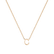 Diamond necklace Round Line C2