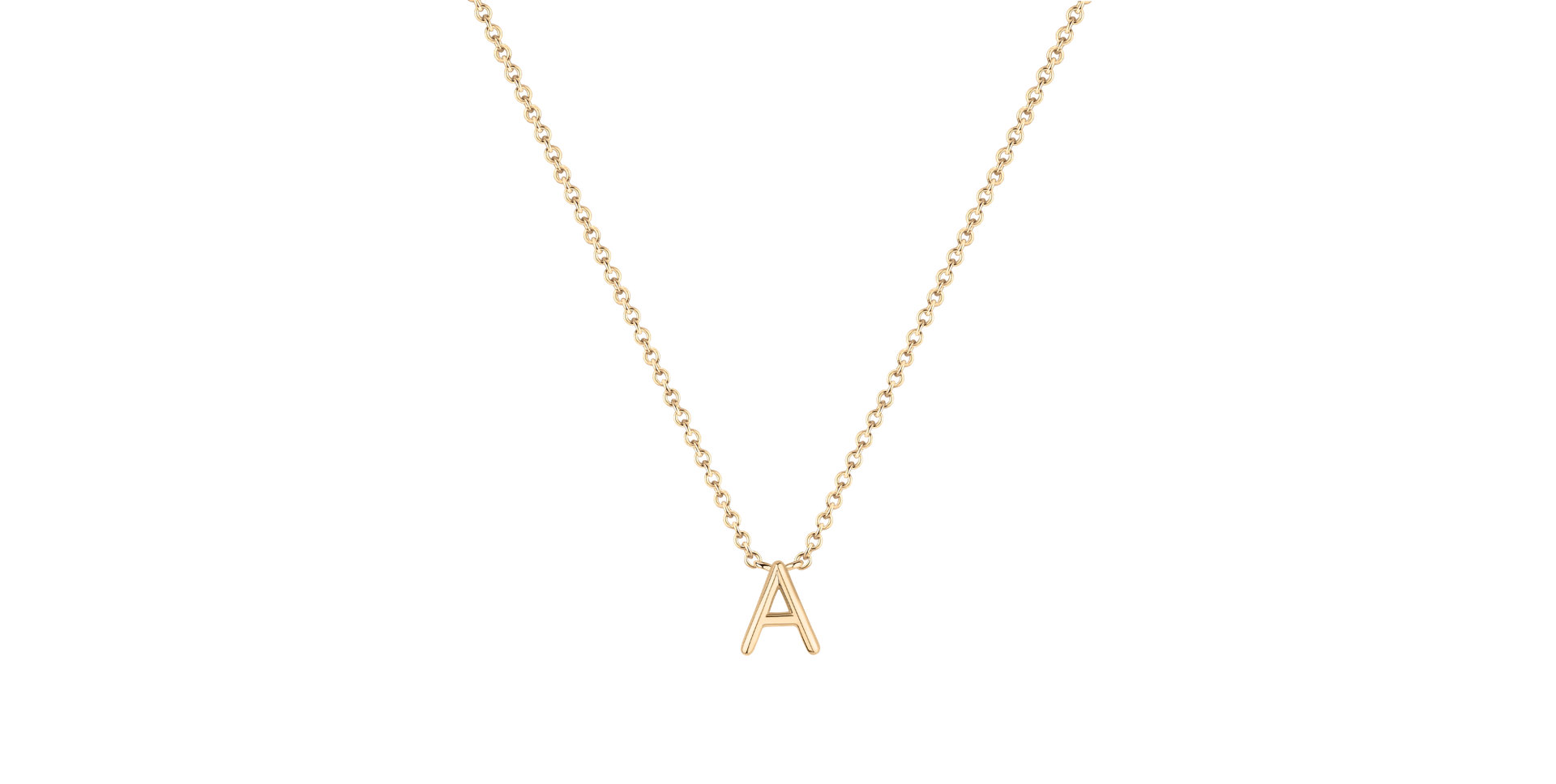 Diamond necklace Round Line A