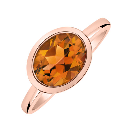 Ring with Citrine Madeira Bonbon