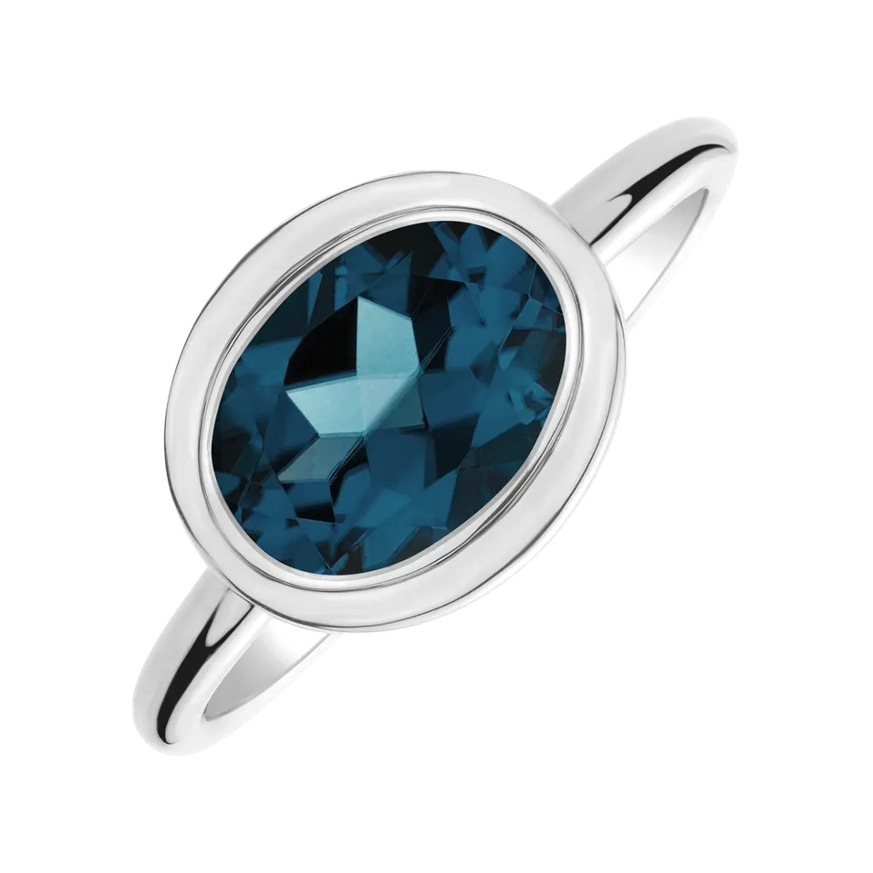 Ring with Topaz London Bonbon