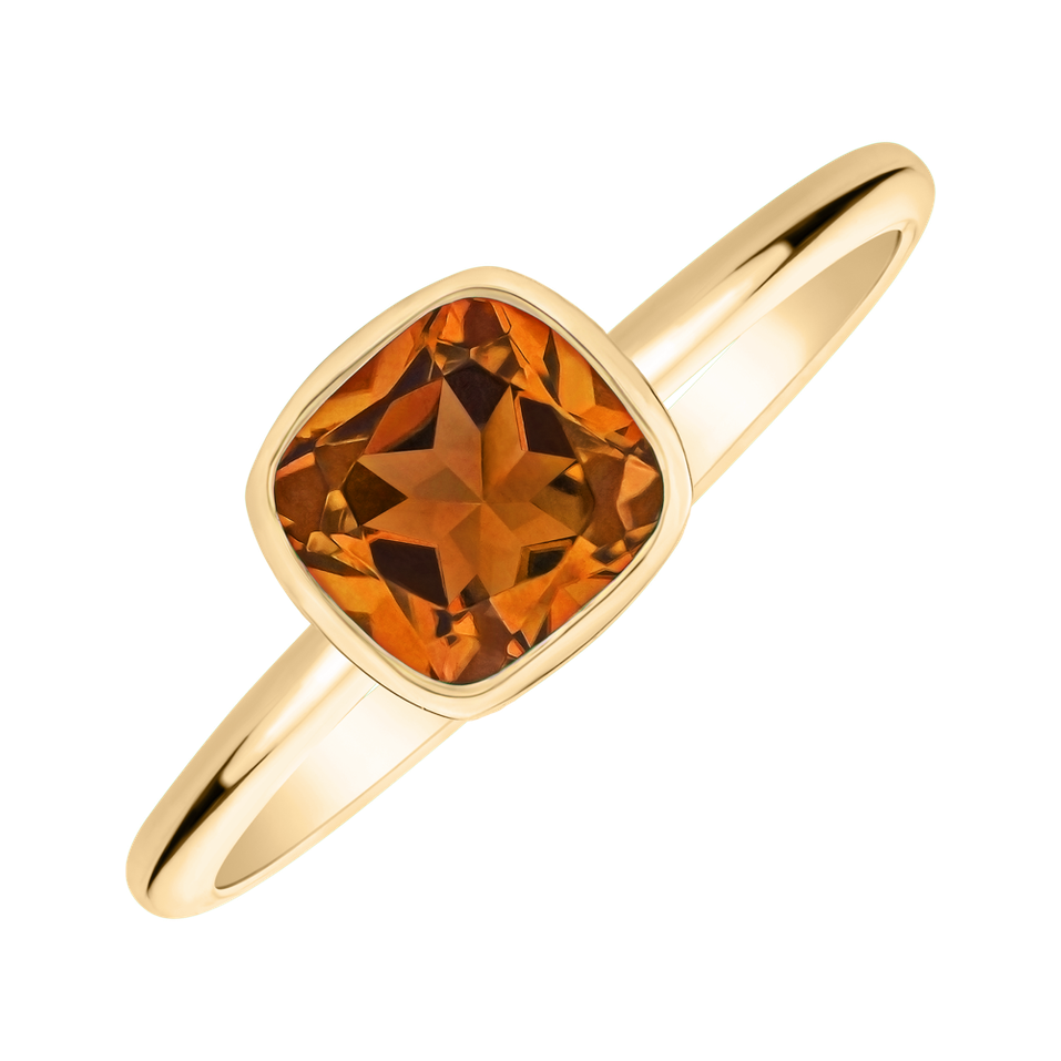 Ring with Citrine Madeira Bonbon