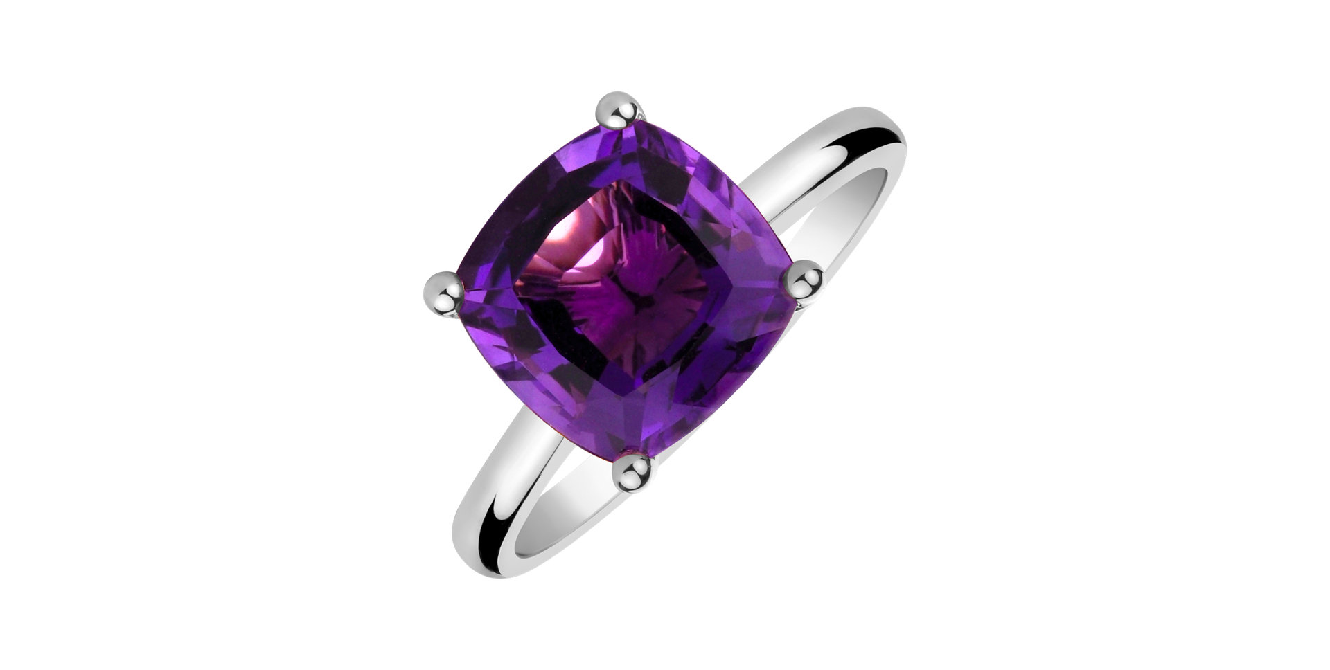Ring with Amethyst Brazil Bonbon