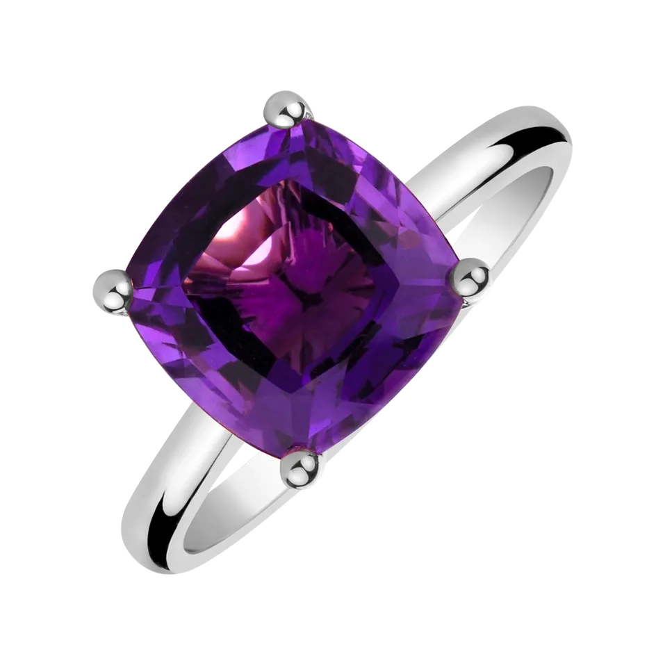Ring with Amethyst Brazil Bonbon