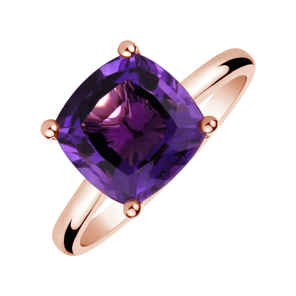 Ring with Amethyst Brazil Bonbon