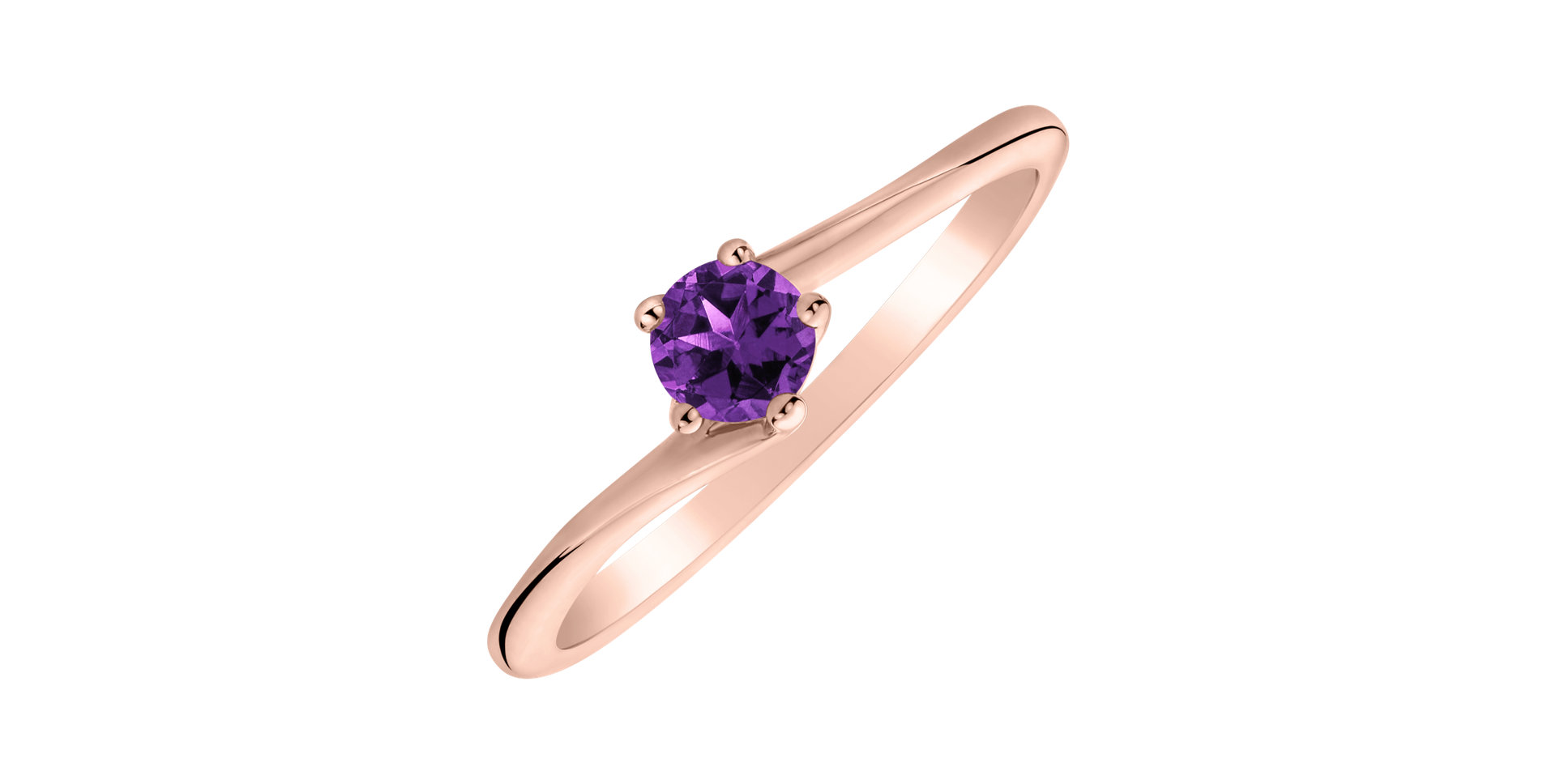 Ring with Amethyst Brazil Bonbon