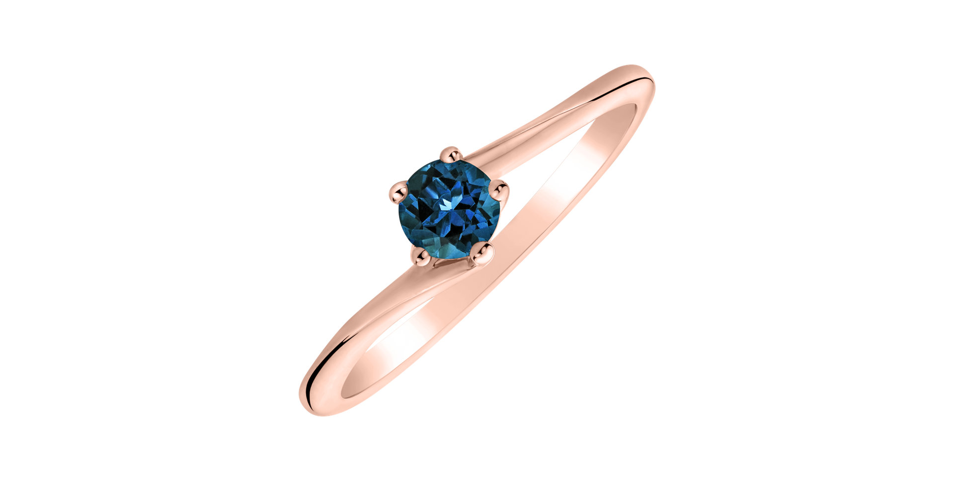 Ring with Topaz London Bonbon