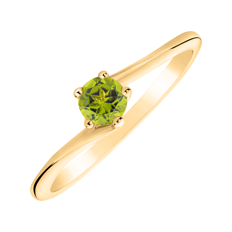 Ring with Peridot Bonbon