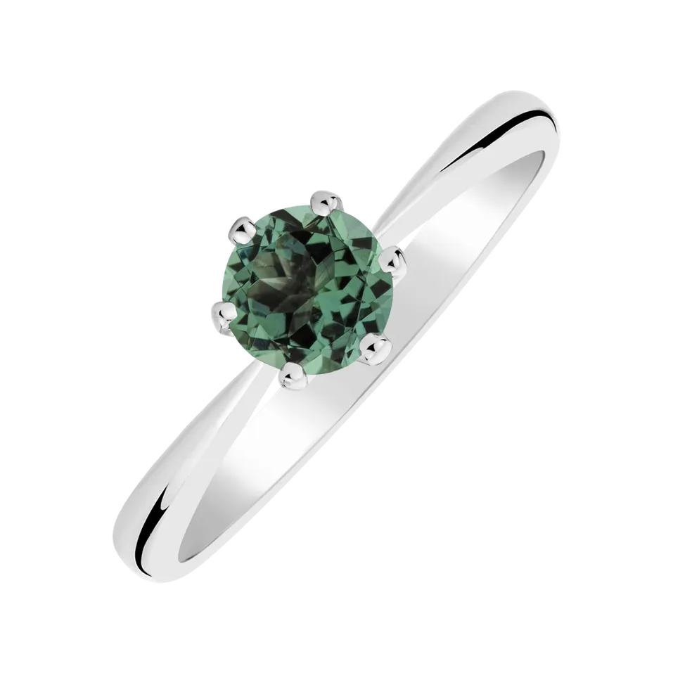 Ring with Turquoise Tourmaline Bonbon