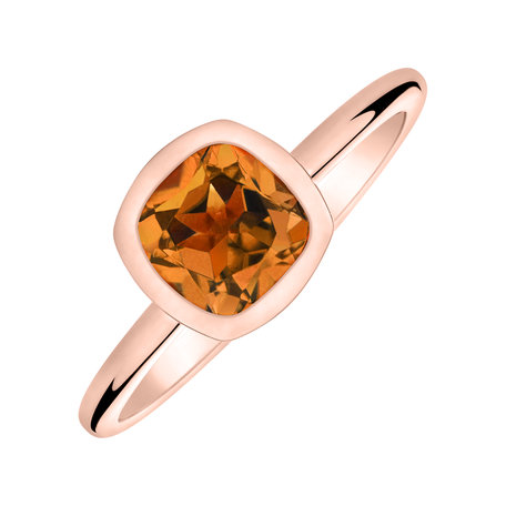 Ring with Citrine Madeira Bonbon