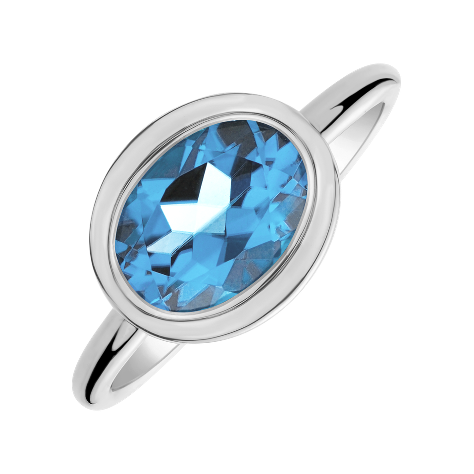 Ring with Topaz Swiss Bonbon