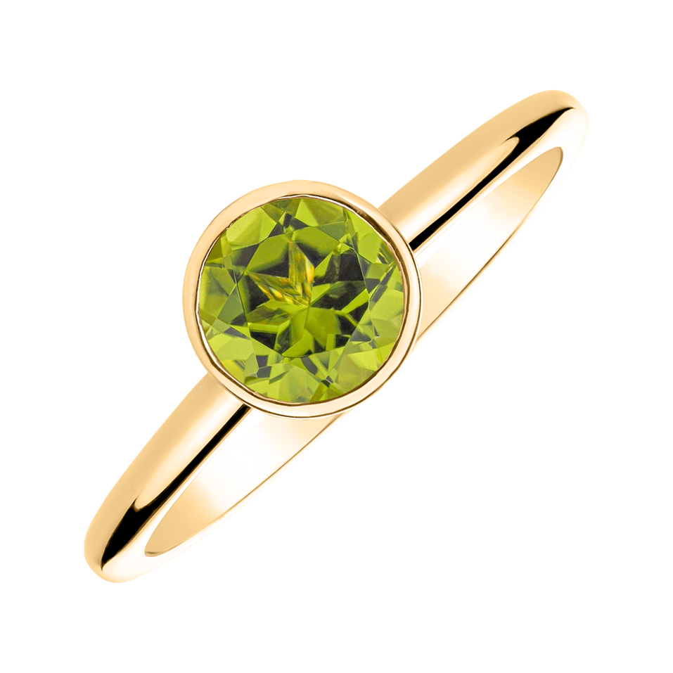 Ring with Peridot Bonbon