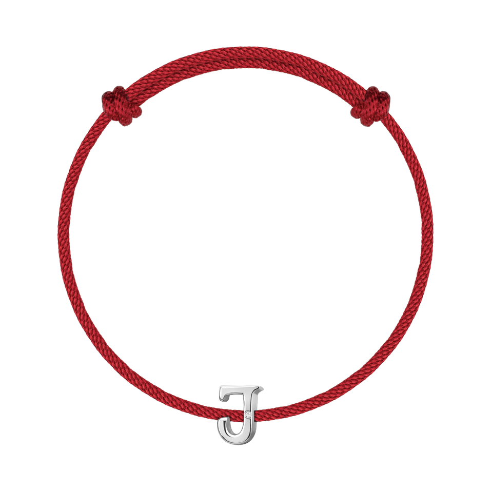 Diamond bracelet Flat Line J