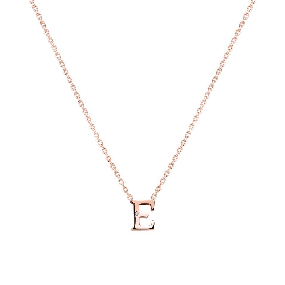 Diamond necklace Flat Line E