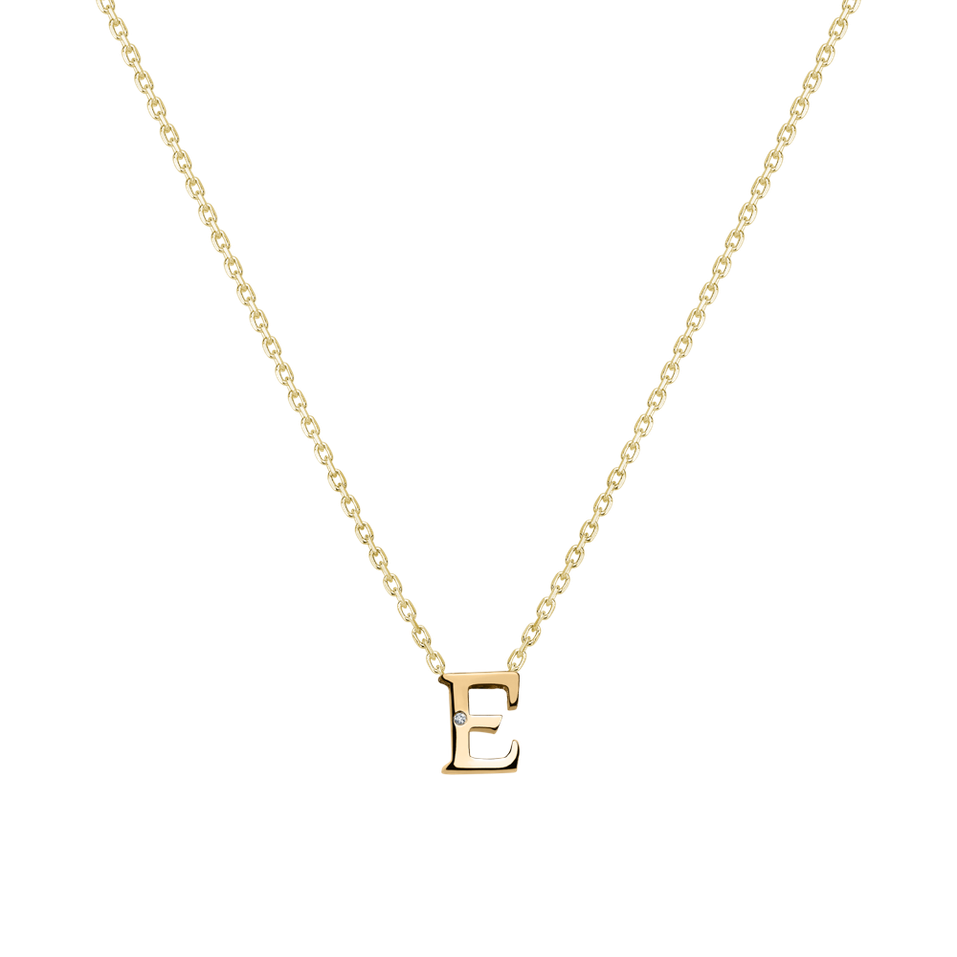 Diamond necklace Flat Line E