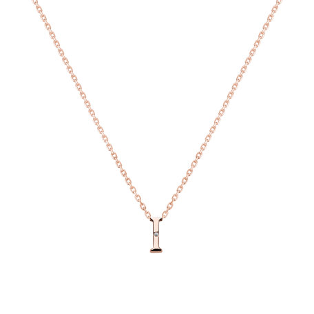 Diamond necklace Flat Line I