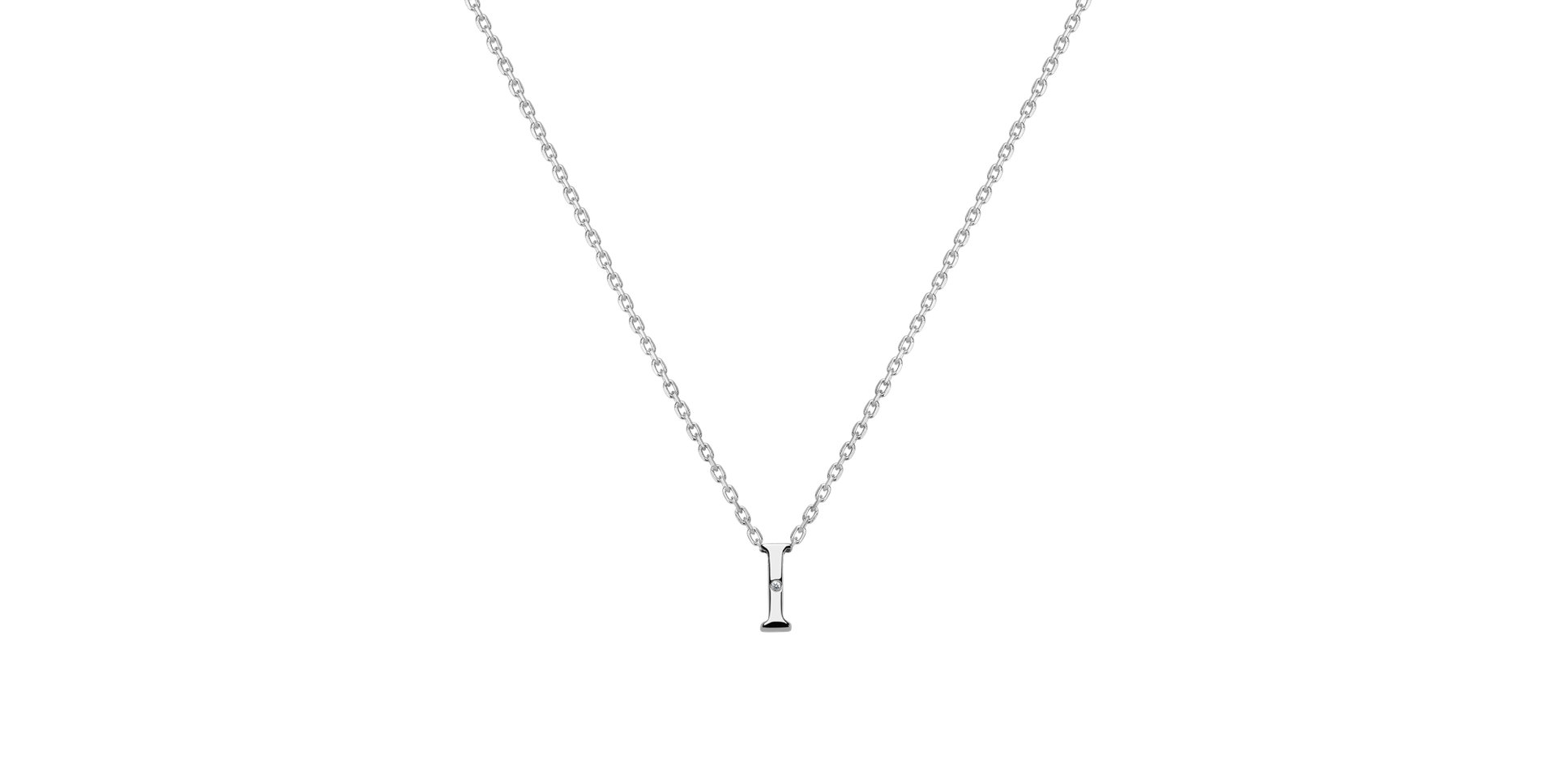 Diamond necklace Flat Line I