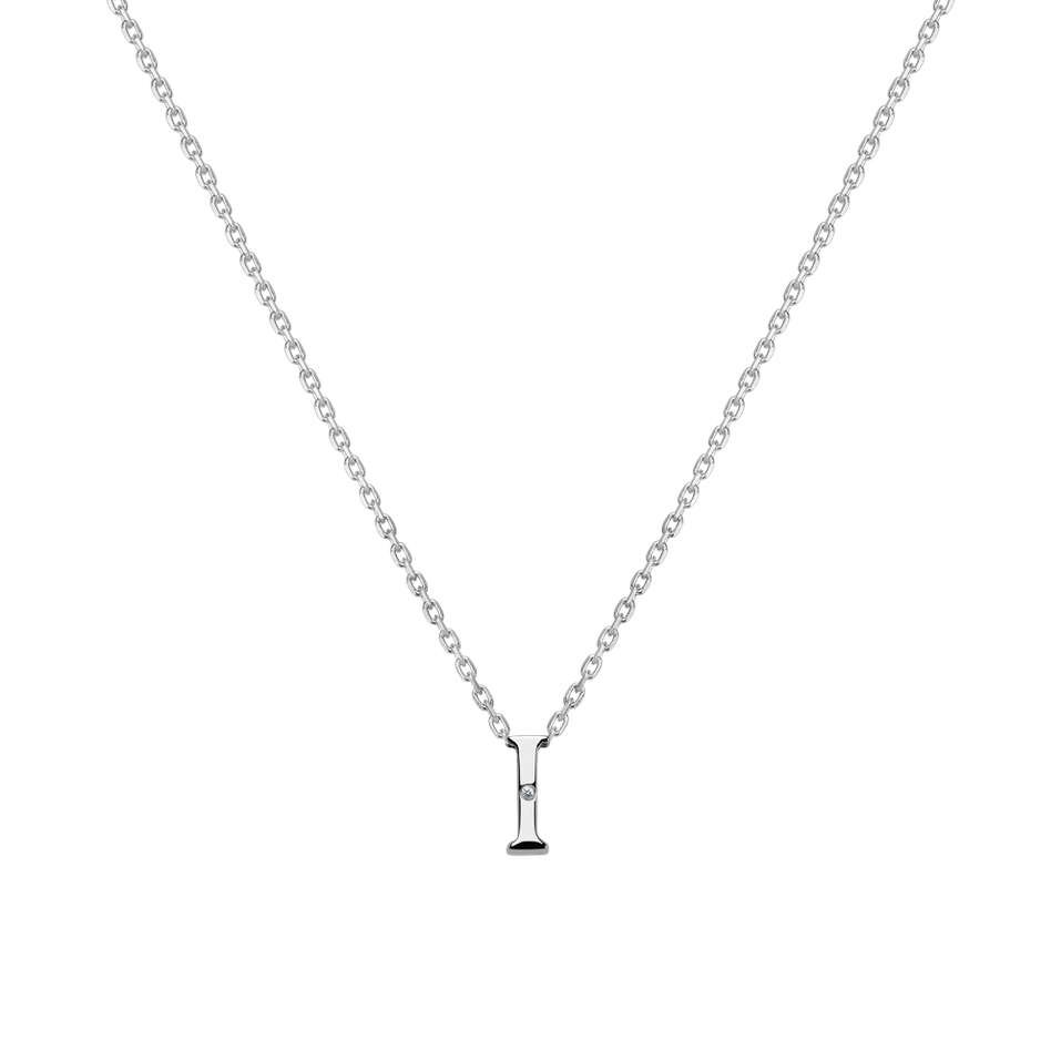 Diamond necklace Flat Line I