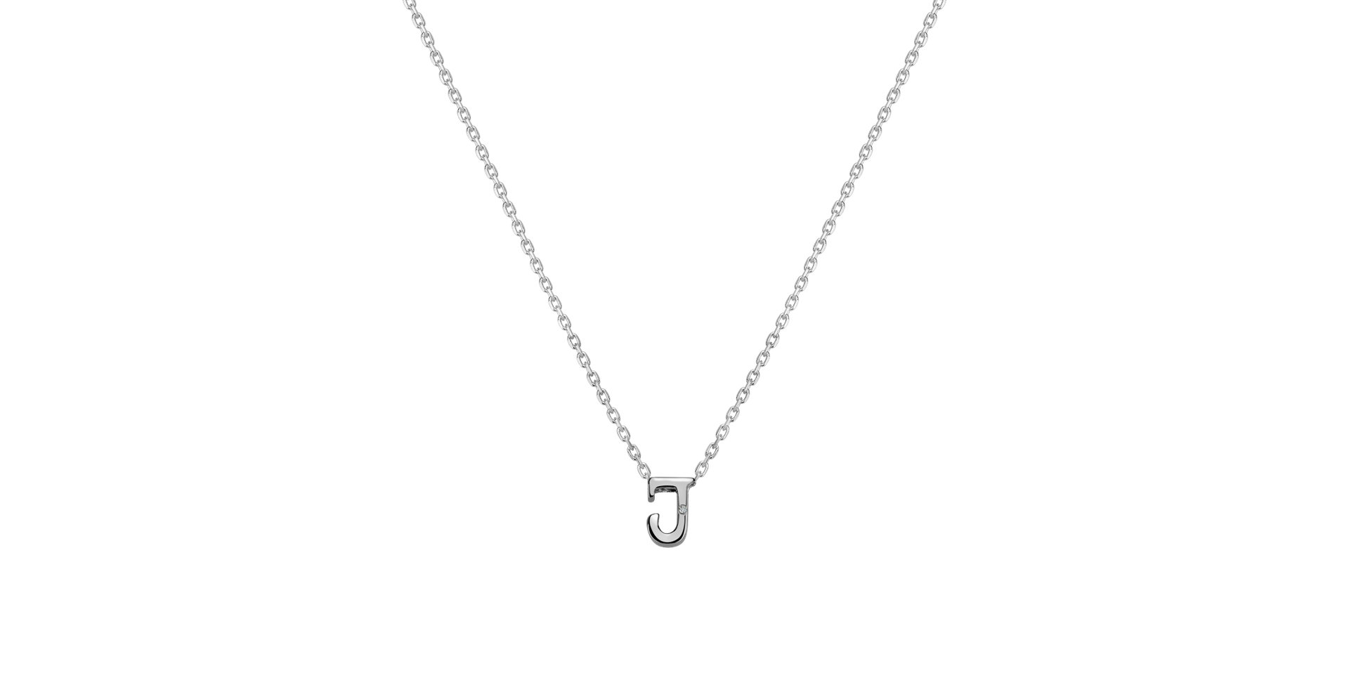 Diamond necklace Flat Line J