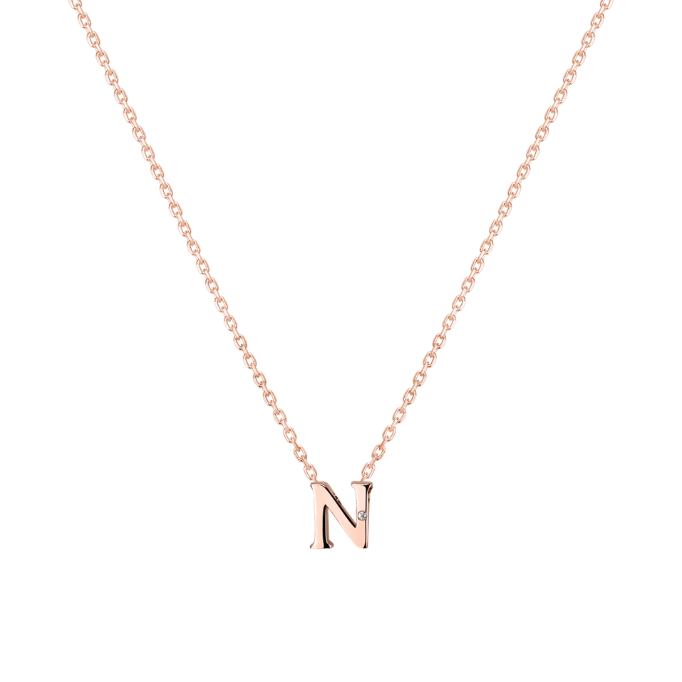 Diamond necklace Flat Line N