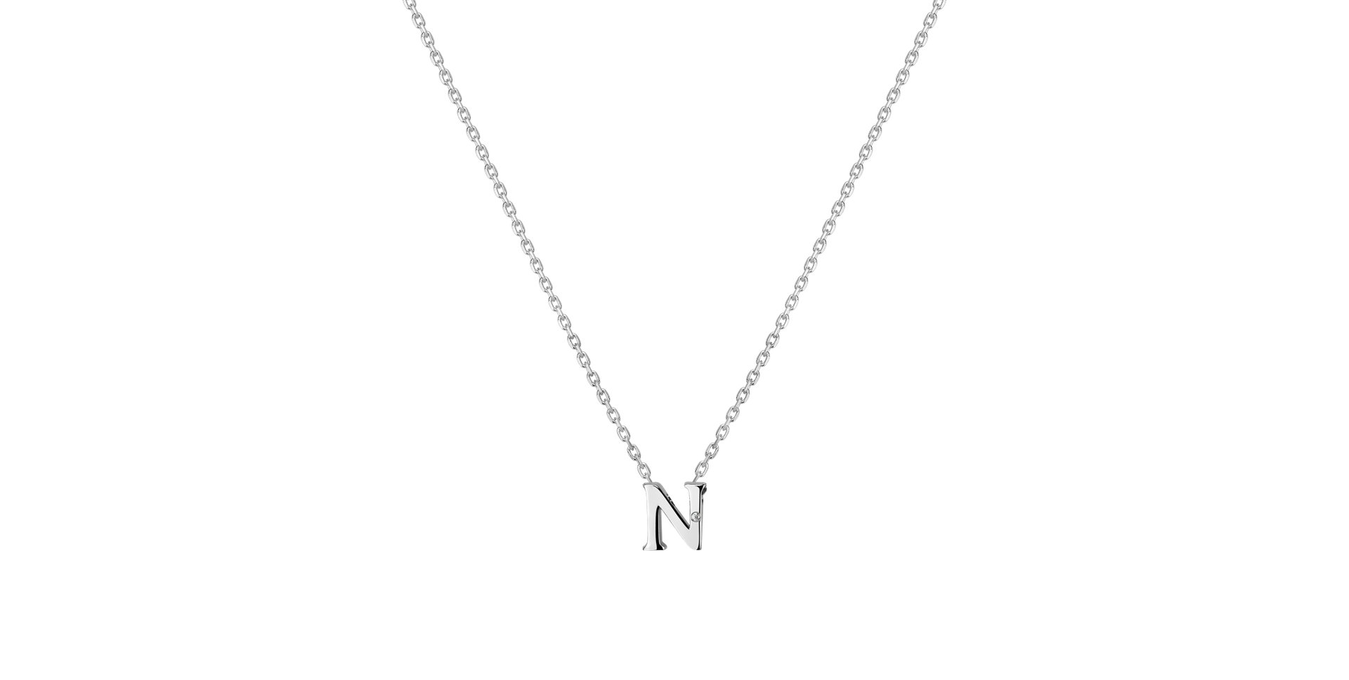 Diamond necklace Flat Line N