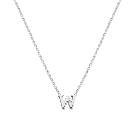 Diamond necklace Flat Line W