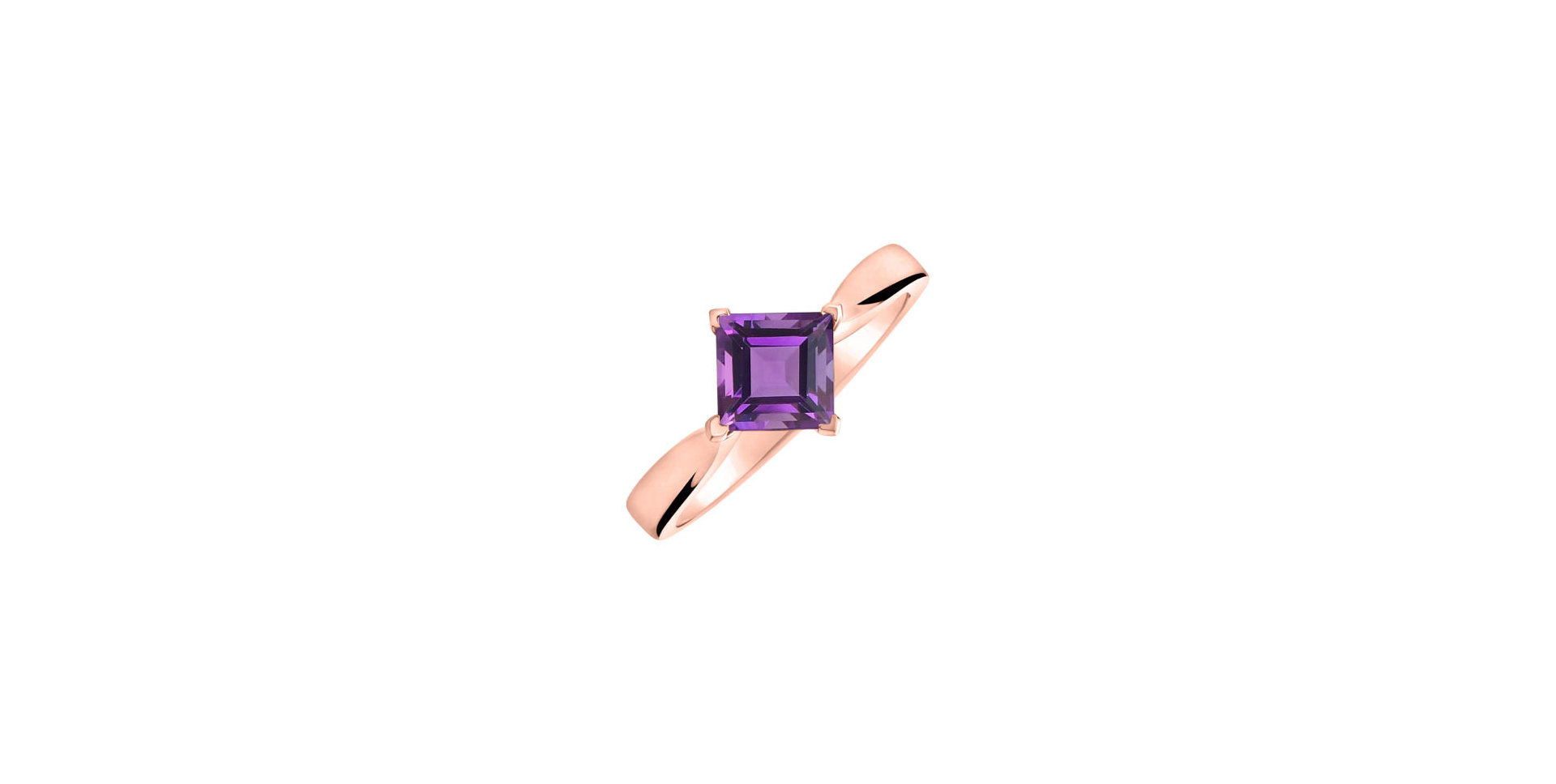 Ring with Amethyst Brazil Bonbon