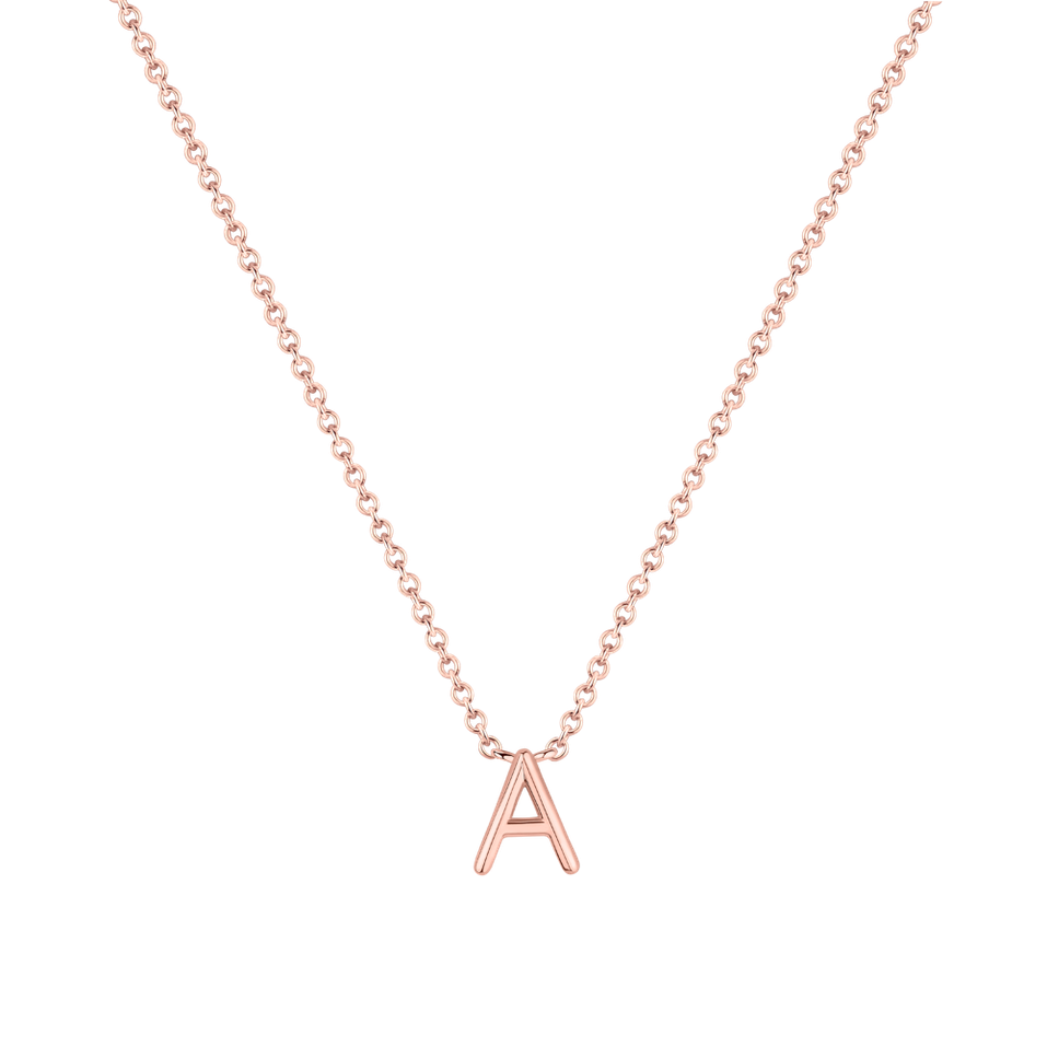 Diamond necklace Round Line A