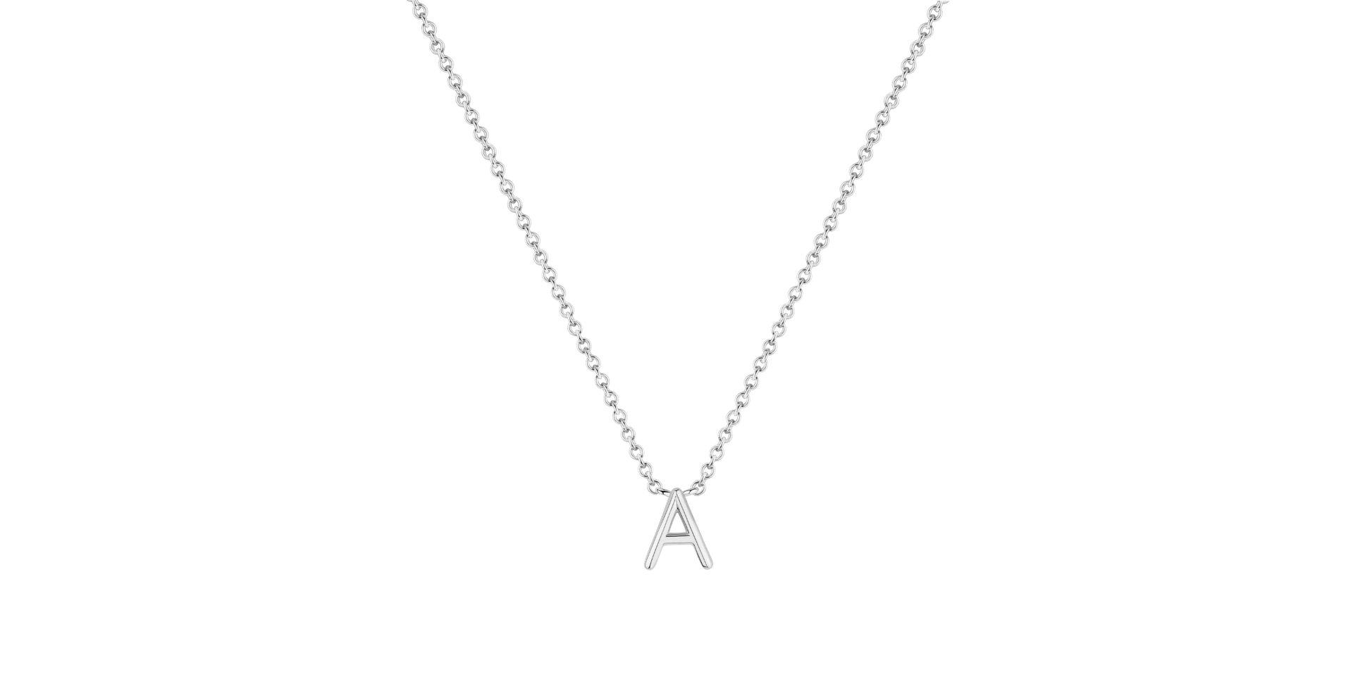 Diamond necklace Round Line A
