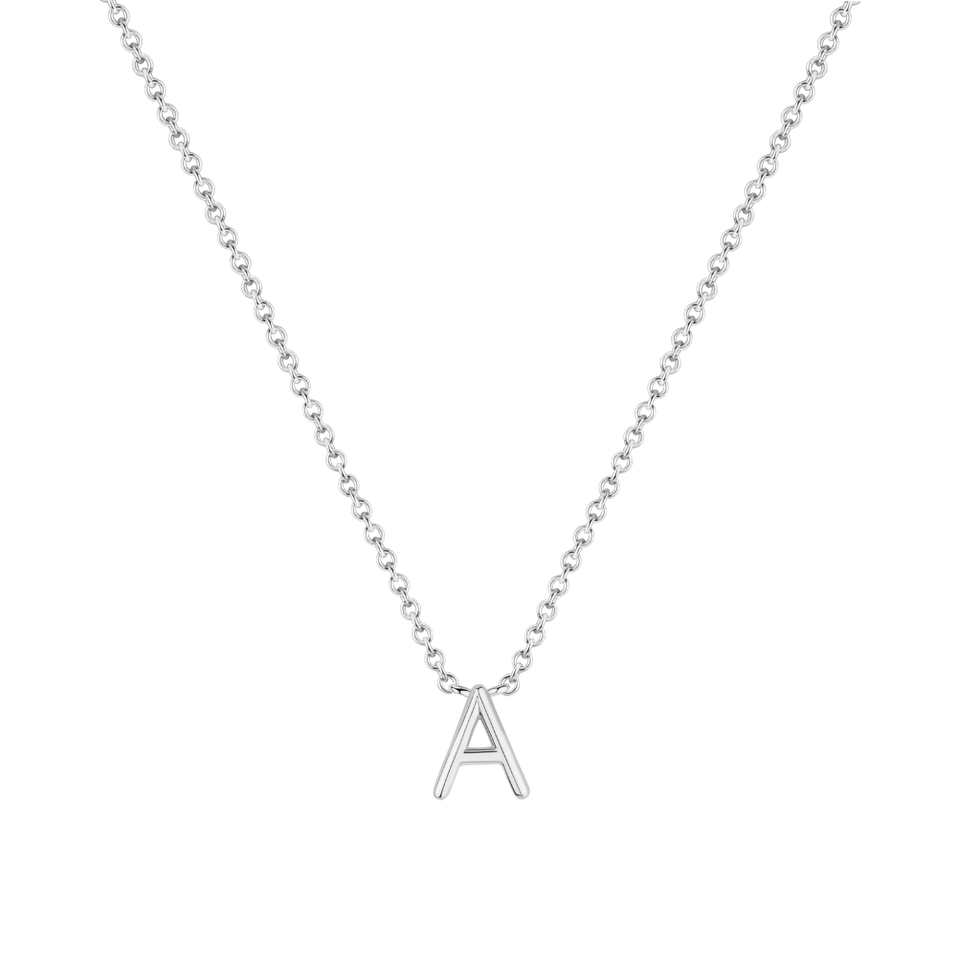 Diamond necklace Round Line A