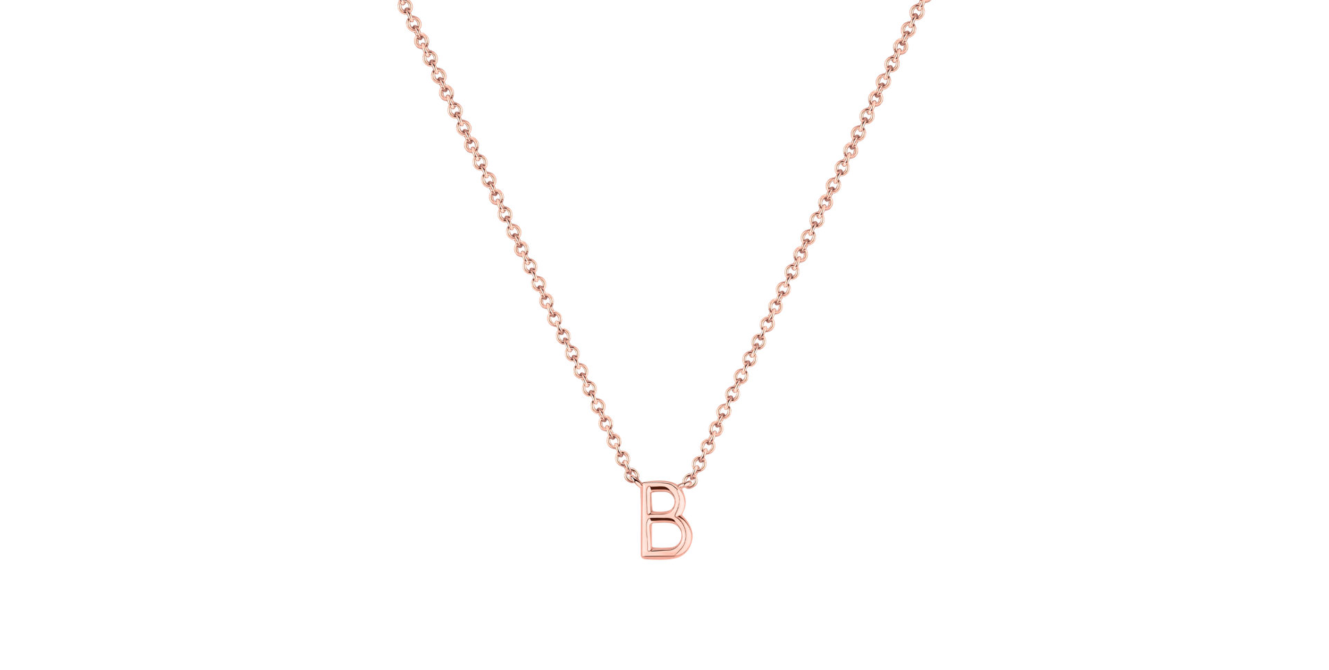 Diamond necklace Round Line B