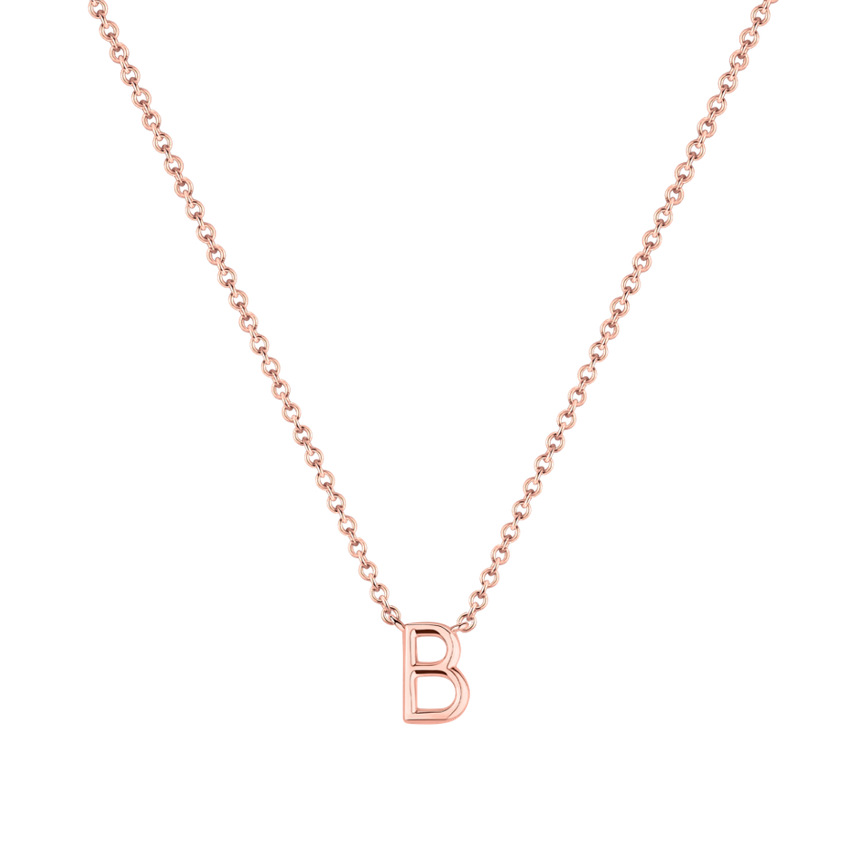 Diamond necklace Round Line B