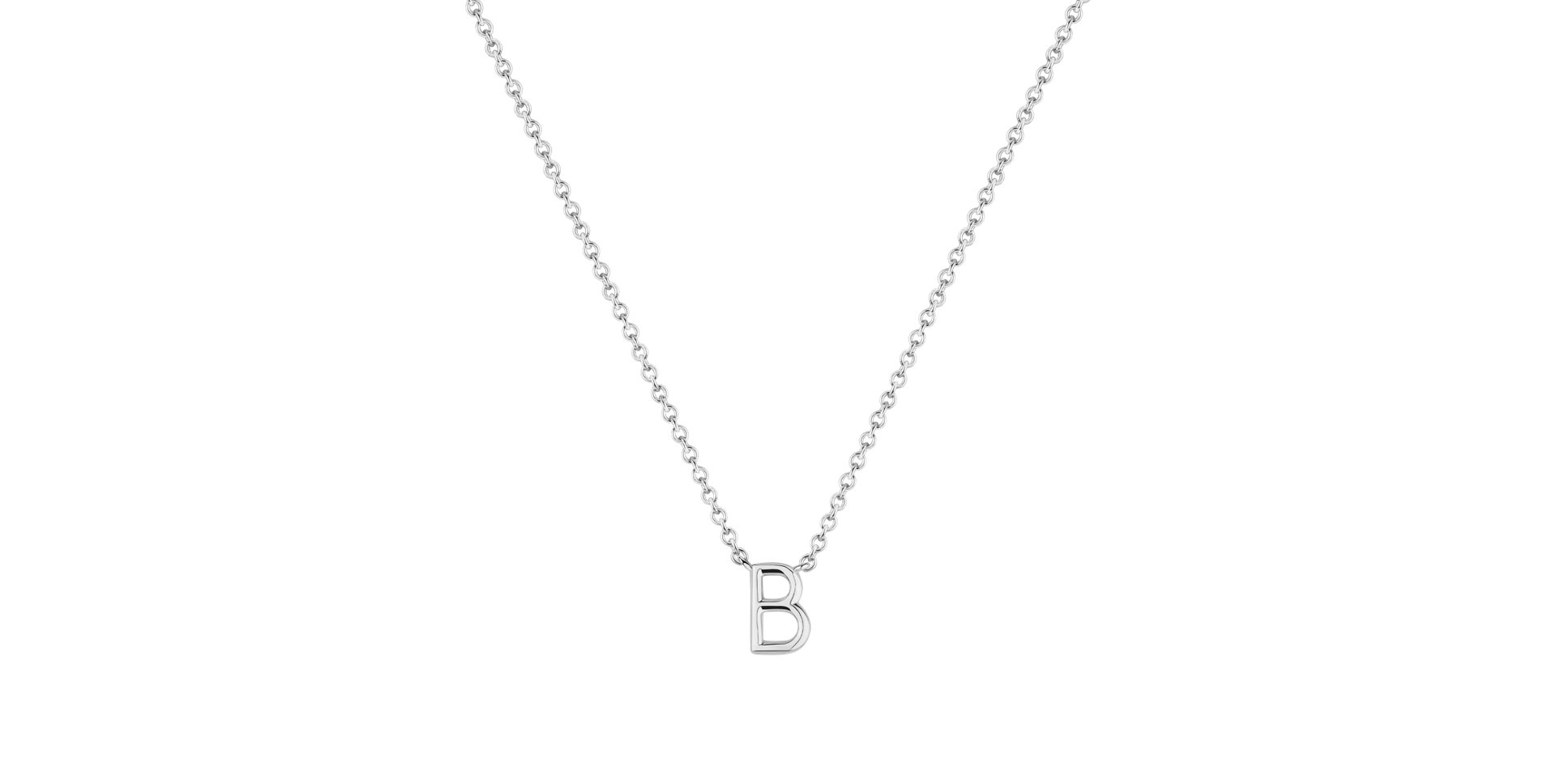 Diamond necklace Round Line B