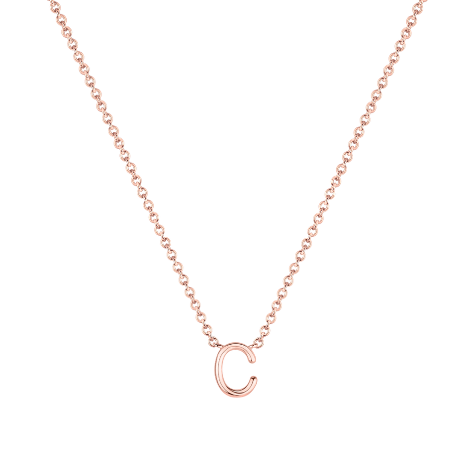 Diamond necklace Round Line C