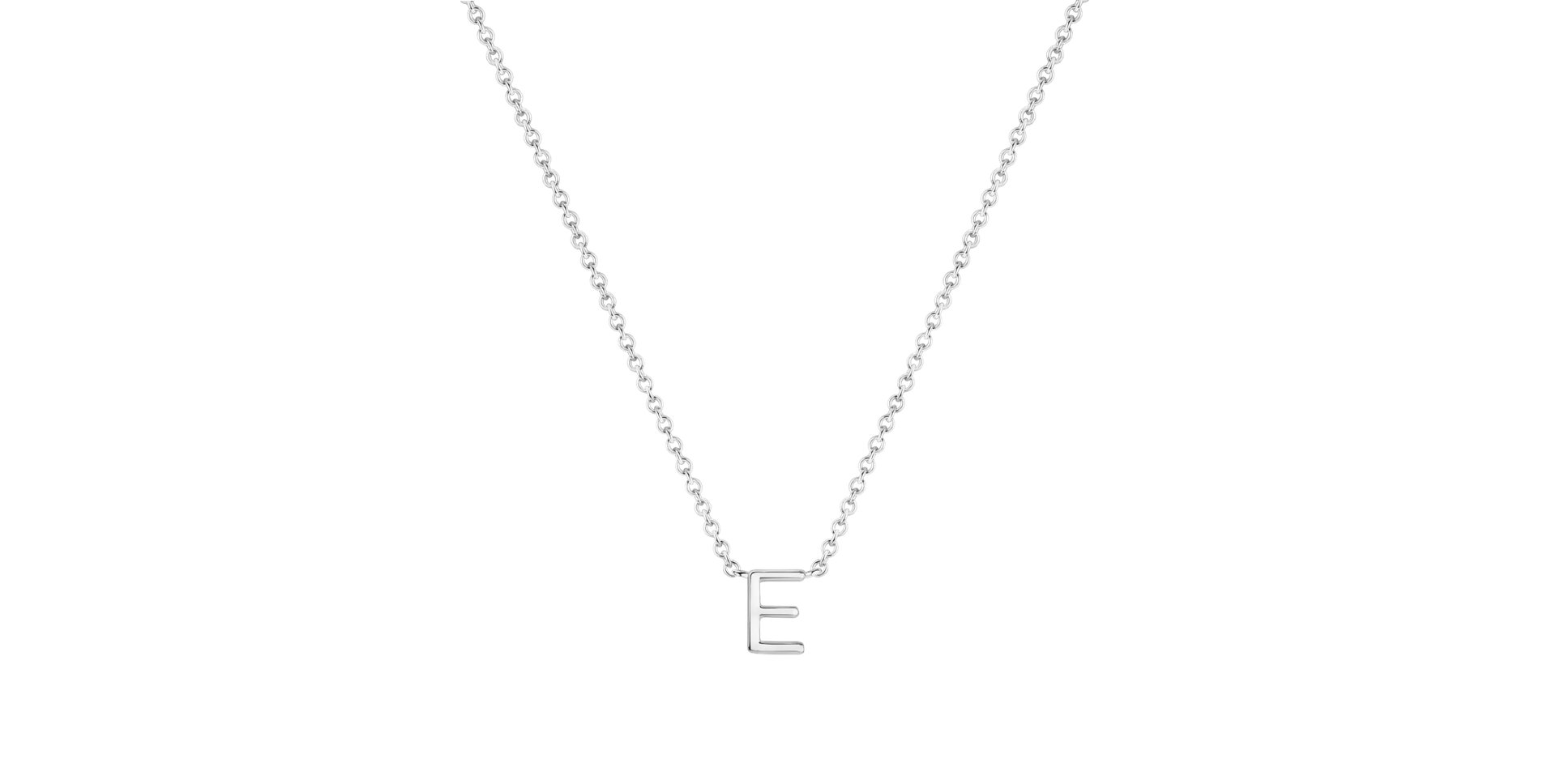 Diamond necklace Round Line E