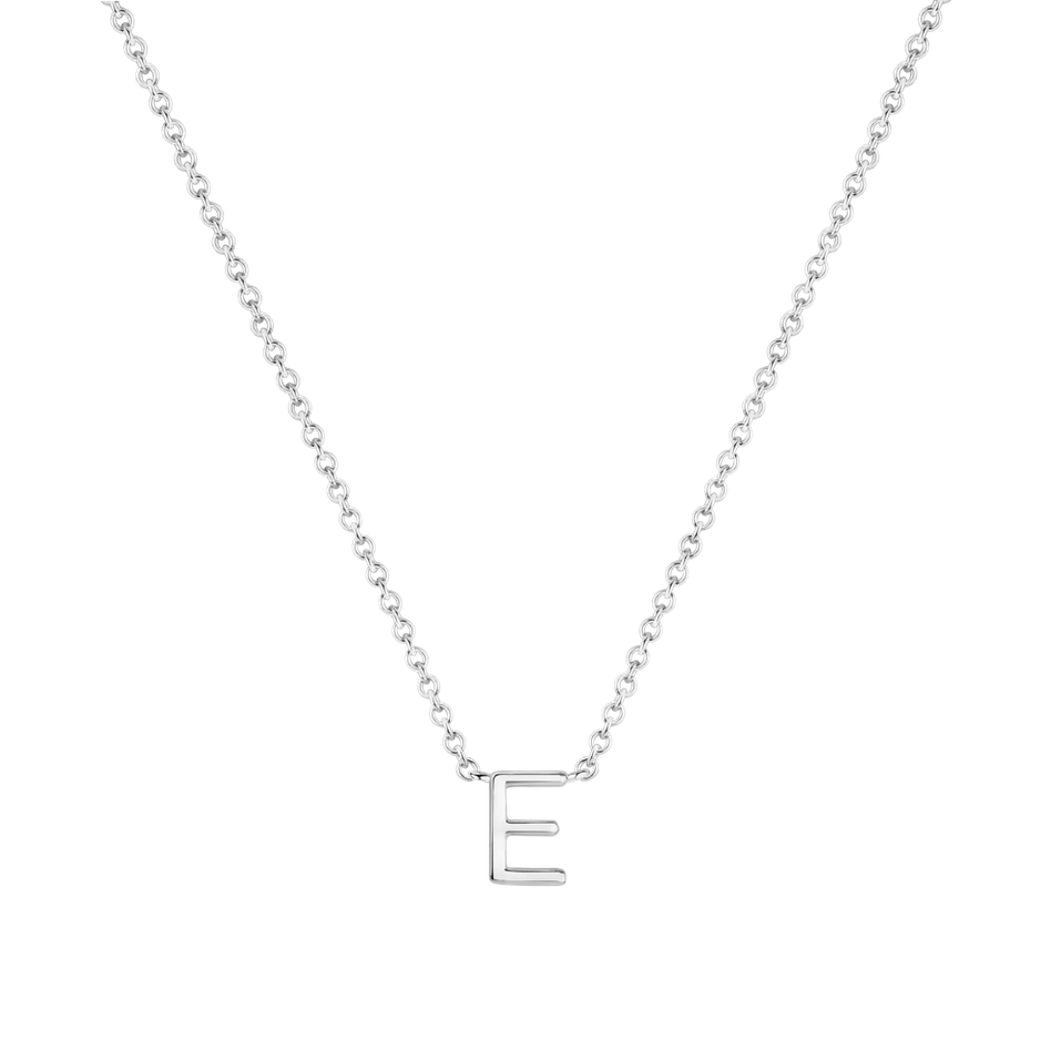 Diamond necklace Round Line E