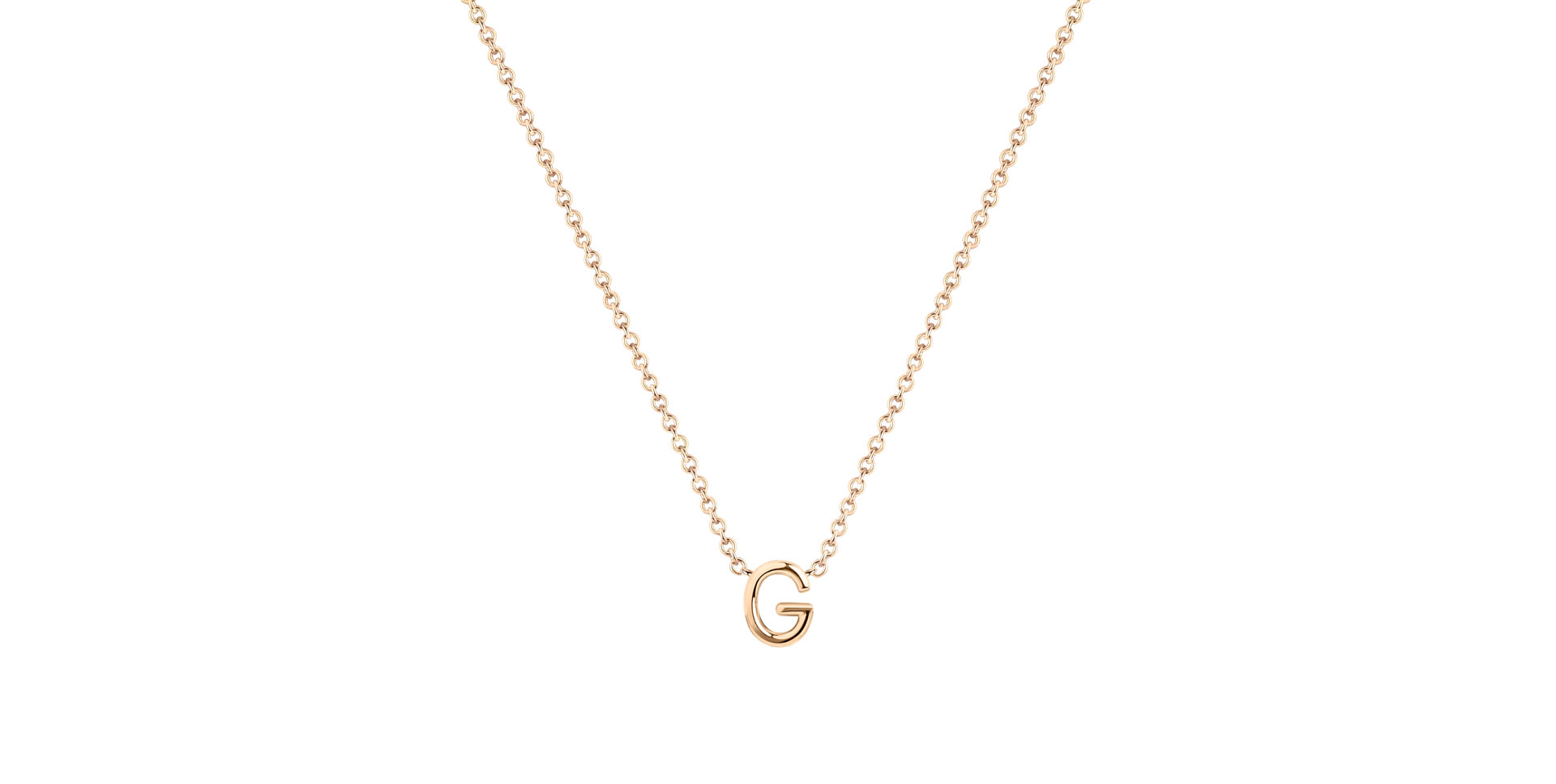 Diamond necklace Round Line G