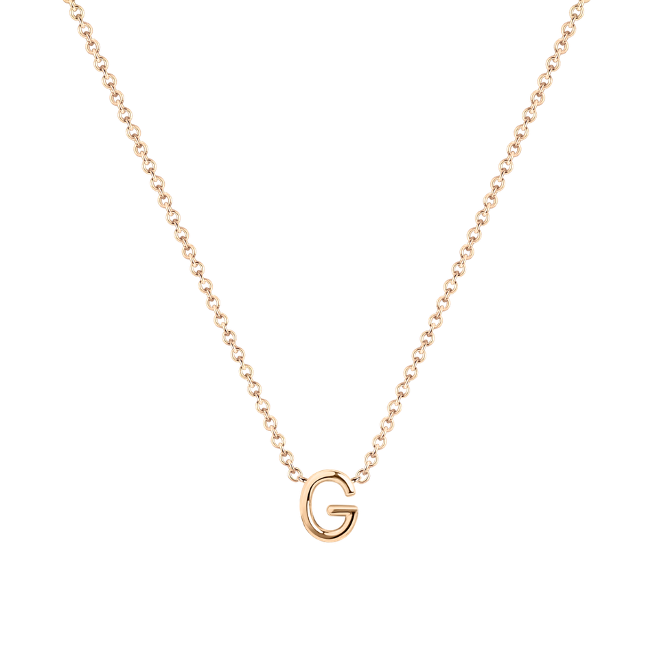 Diamond necklace Round Line G