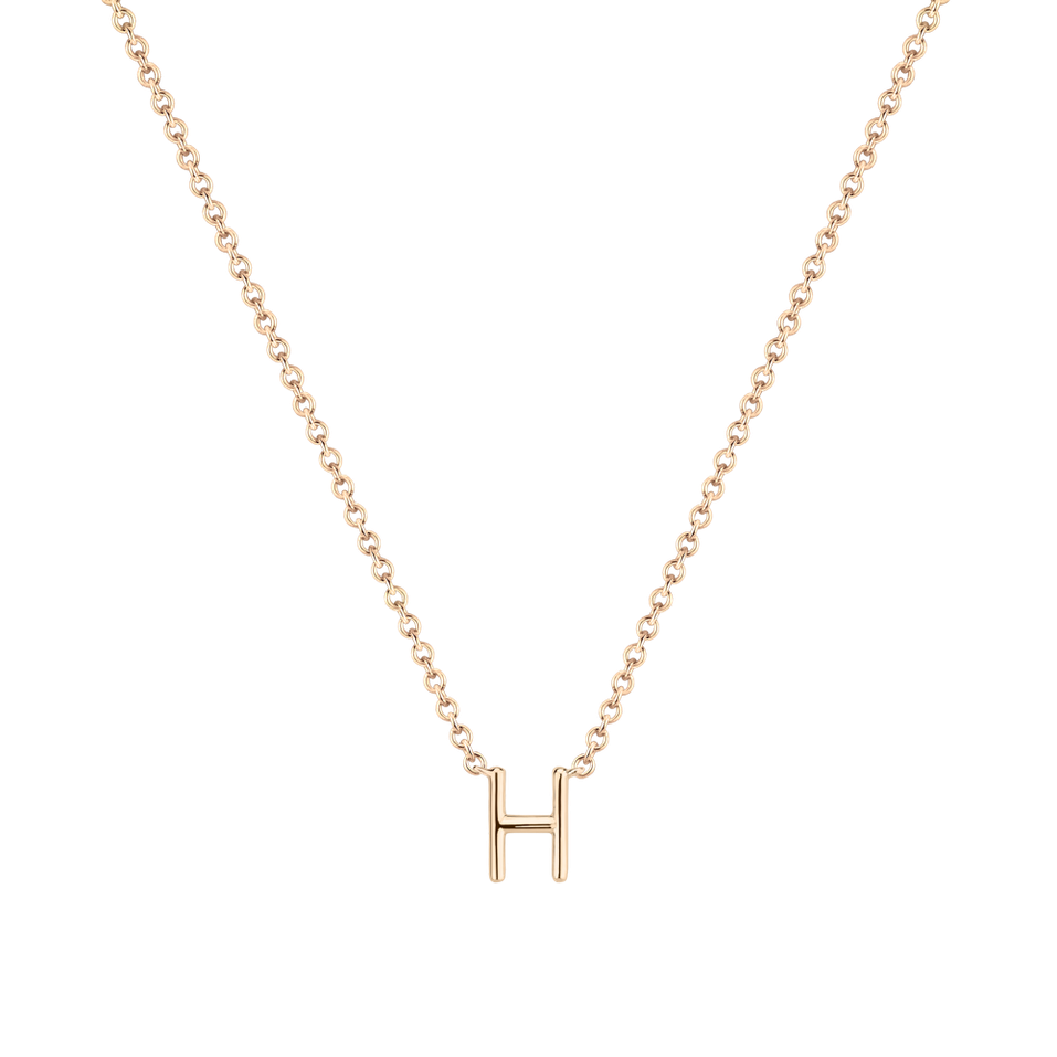 Diamond necklace Round Line H