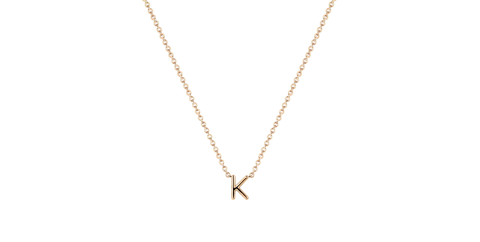 Diamond necklace Round Line K