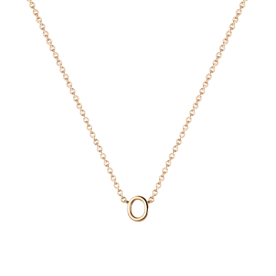 Diamond necklace Round Line O