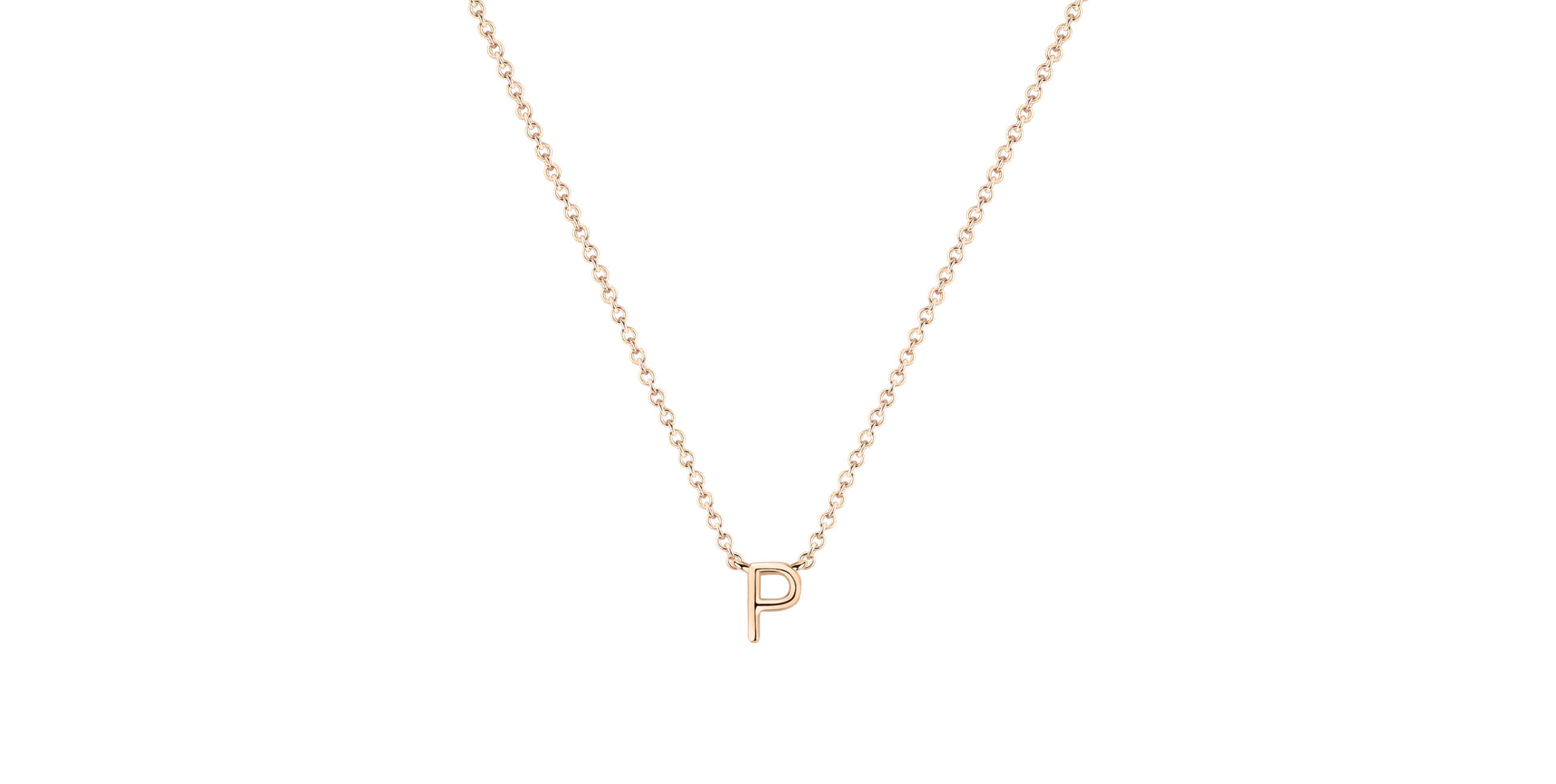 Diamond necklace Round Line P