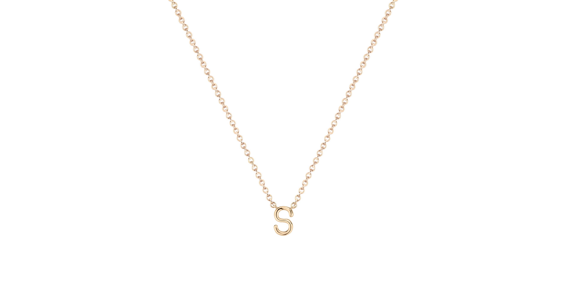 Diamond necklace Round Line S
